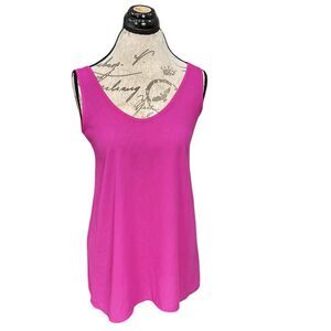 Soprano Womens Blouse Tank Top Sz Small Pink Sleeveless Boho, Colorful Feminine